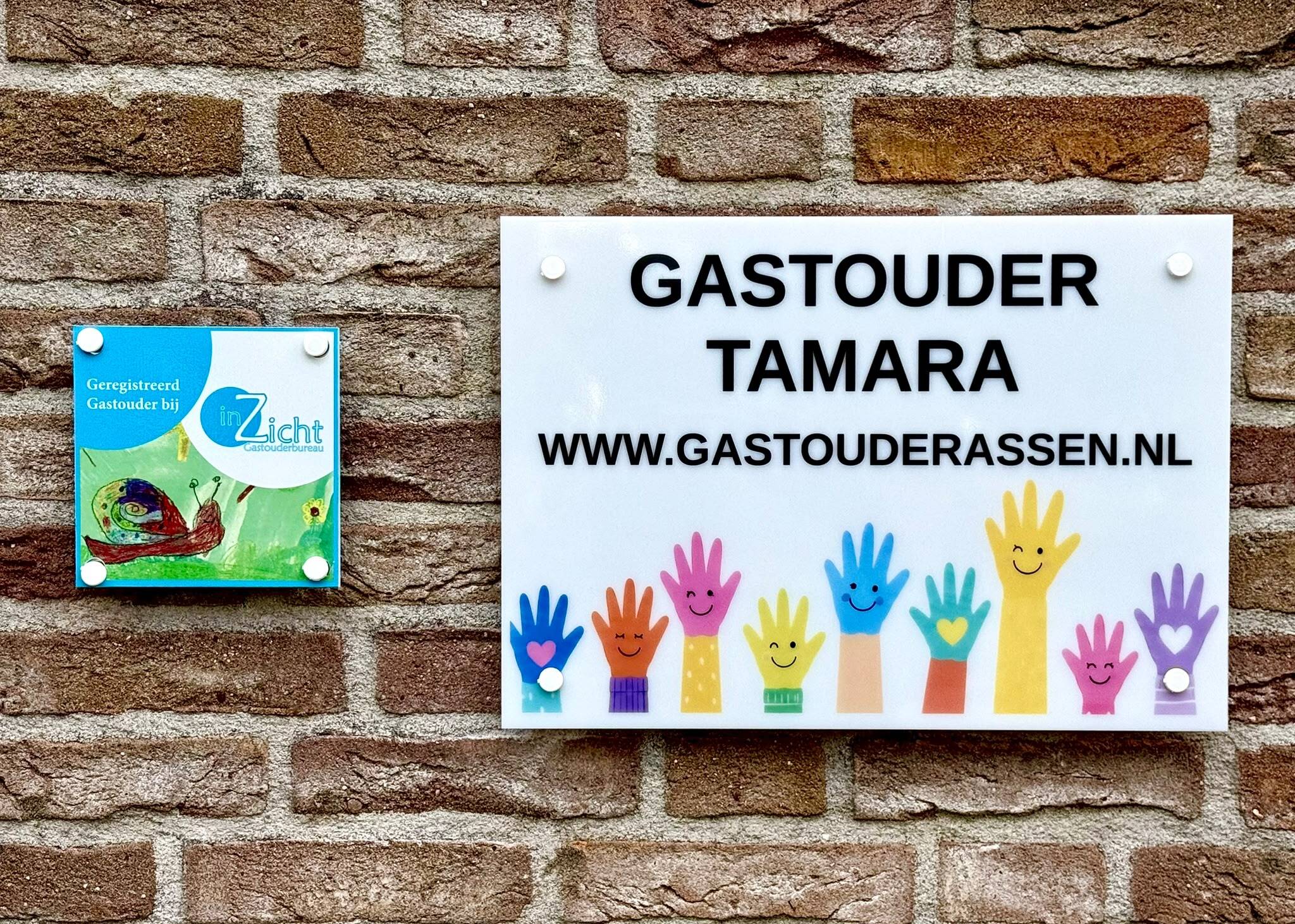 Schoolbord op de opvang